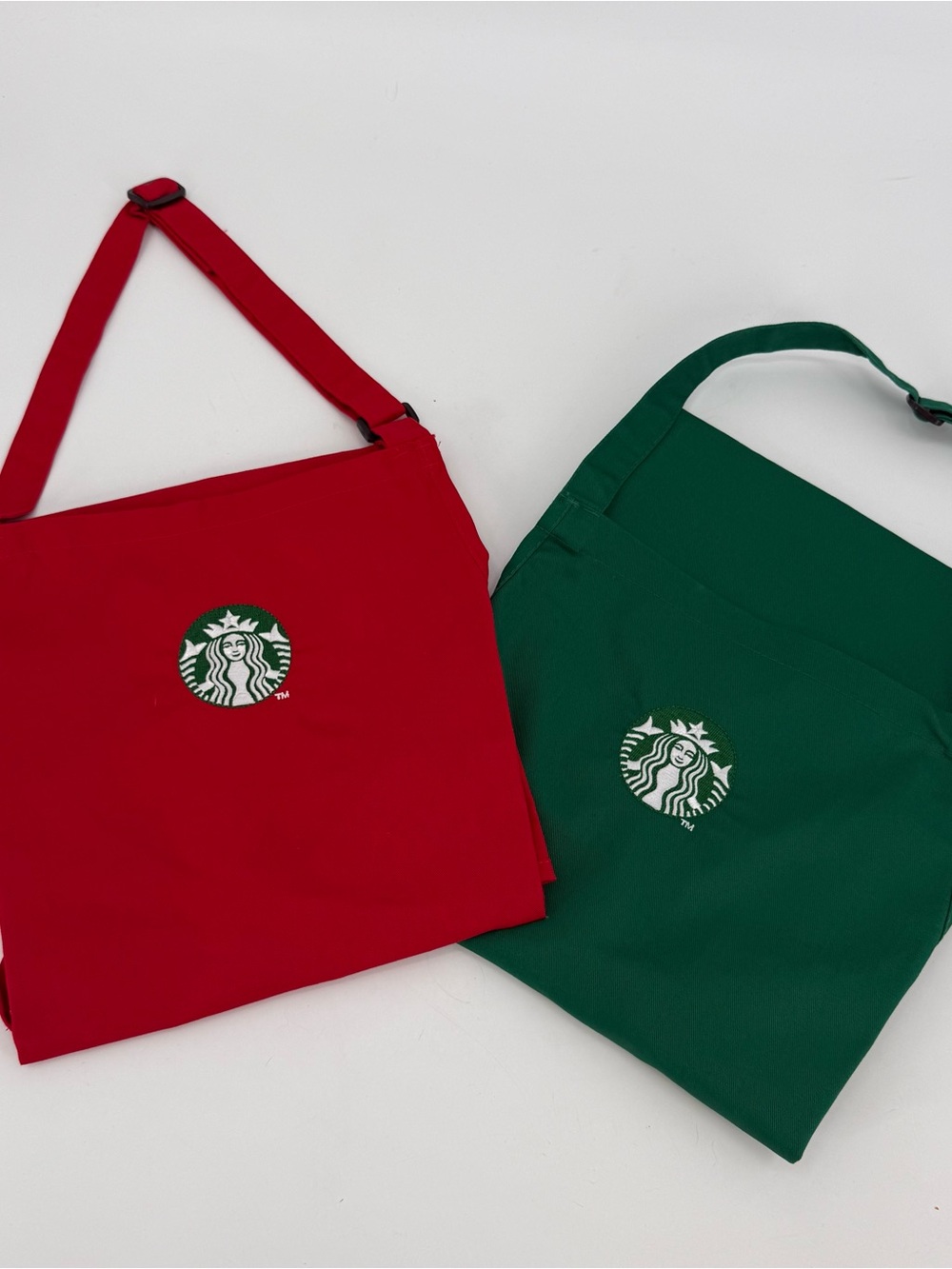 Starbucks Red and Green Logo Shoulder Bags